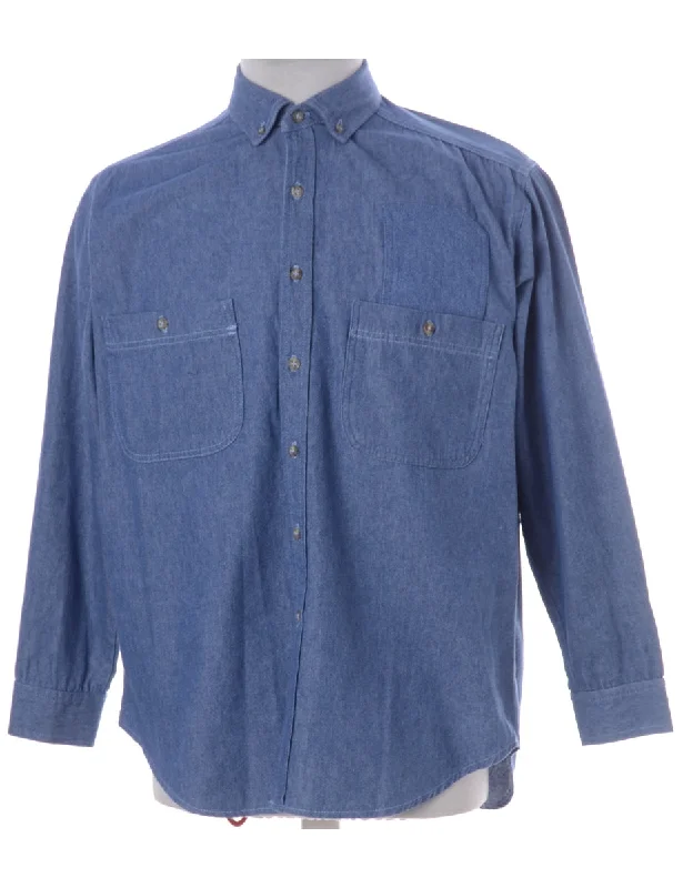 Label Callum Denim Double Pocket Shirt