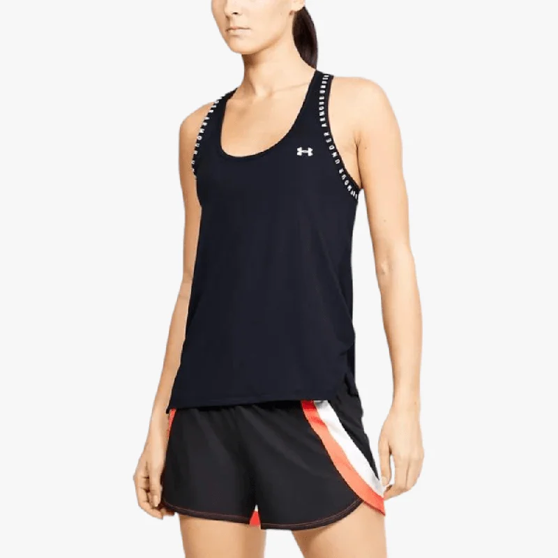 Under Armour Womens Knockout Tank Top Black 001 Black