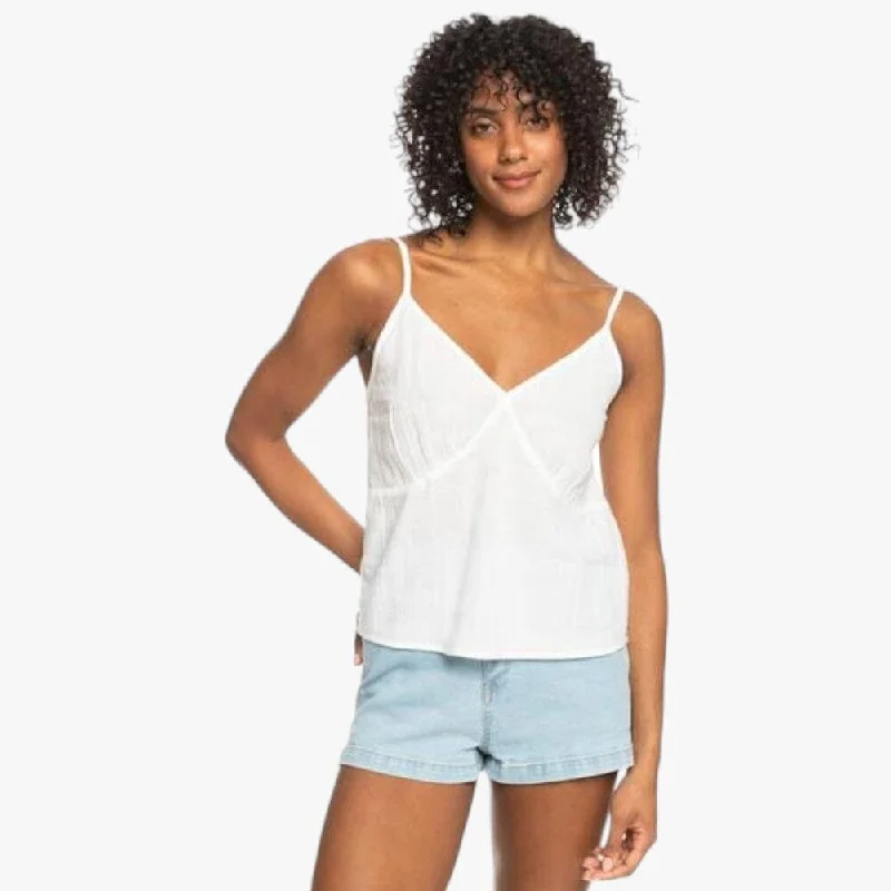 Roxy Womens Everything Strappy Top White