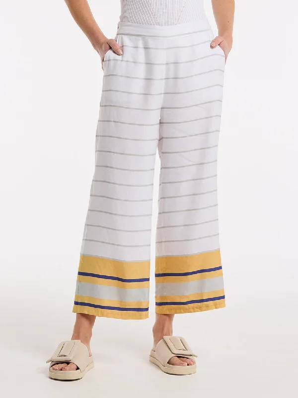 Wide Leg Stripe Pant