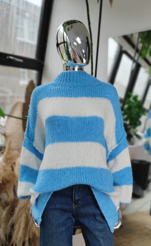 Blue Striped Snug Jada Jumper