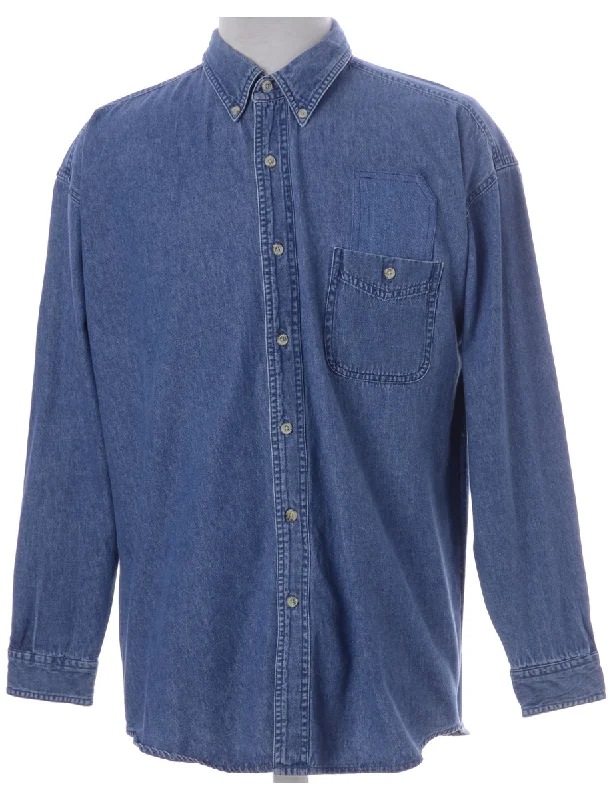 Label Callum Denim Double Pocket Shirt