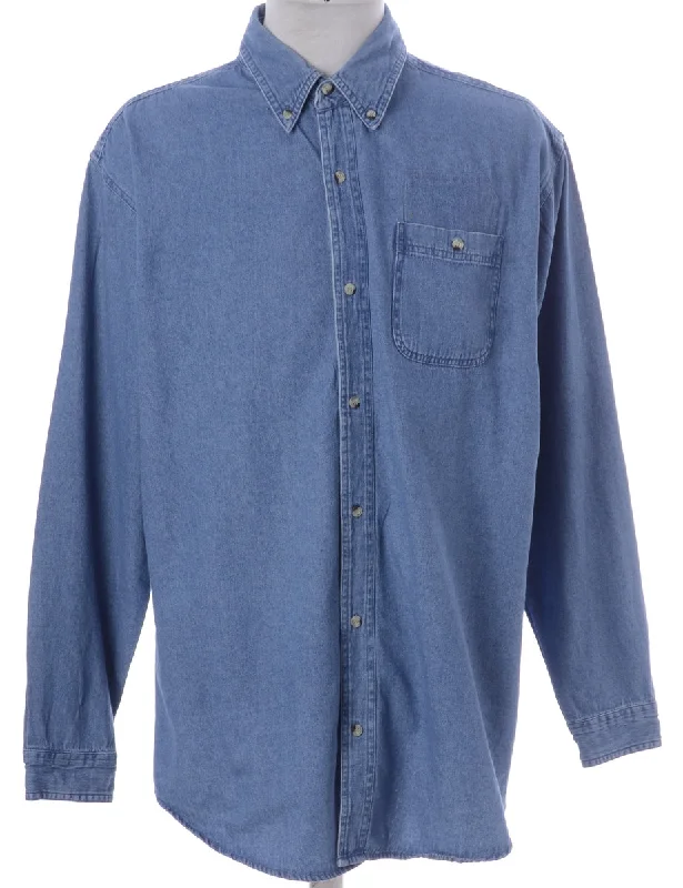 Label Callum Denim Double Pocket Shirt