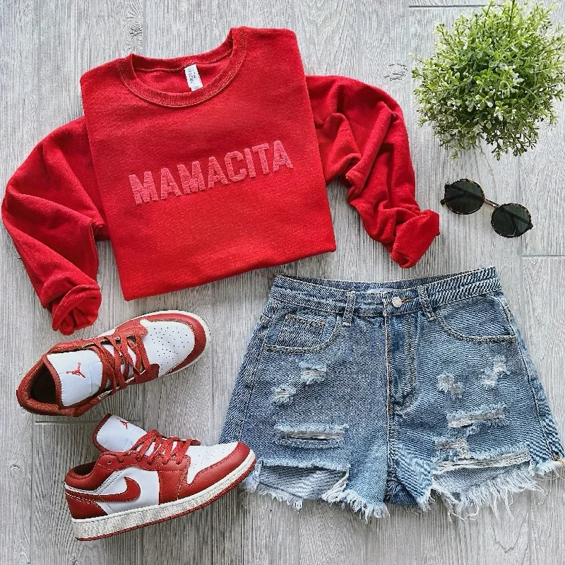 MAMACITA • Red Pullover