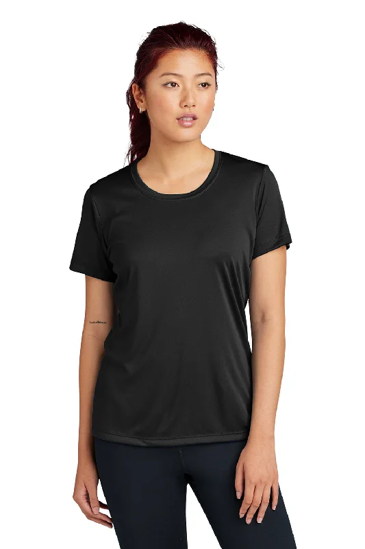 Sport-Tek Womens Competitor Moisture Wicking Short Sleeve Crewneck T-Shirt - Black