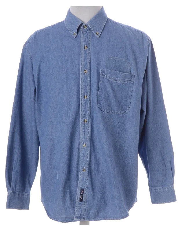 Label Callum Denim Double Pocket Shirt