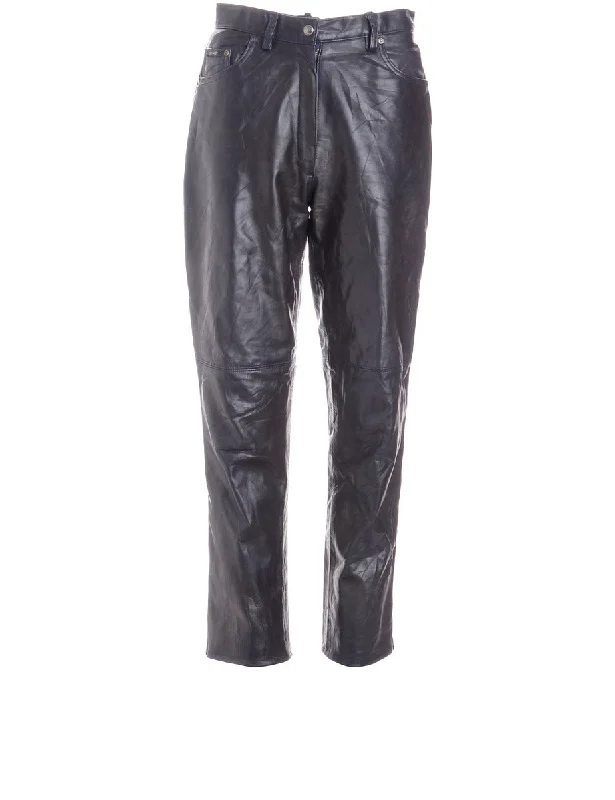 Label Bella Leather Cropped Trouser