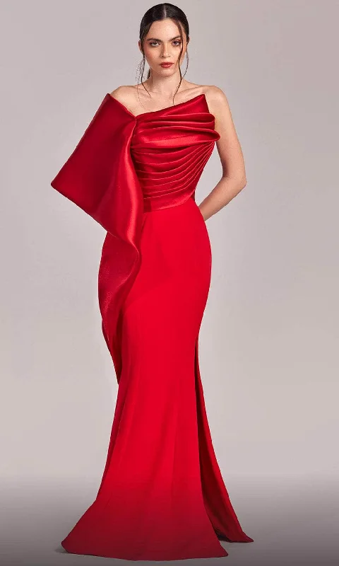 MNM Couture G1803 - Butterfly Sleeve Evening Gown