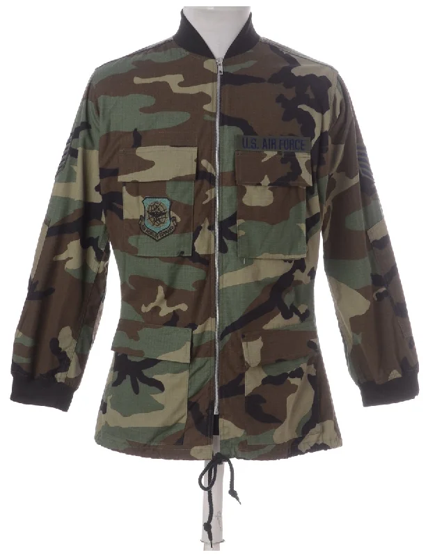 Label Camo Bomber Jacket