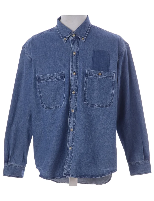 Label Callum Denim Double Pocket Shirt