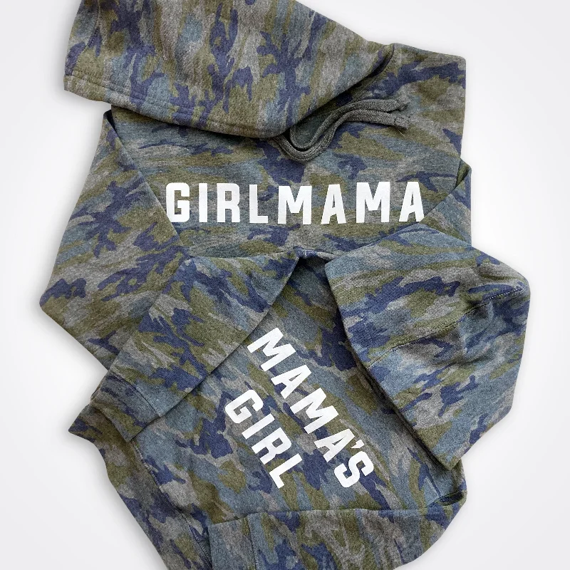 Girl Mama Vintage Camo Hoodie