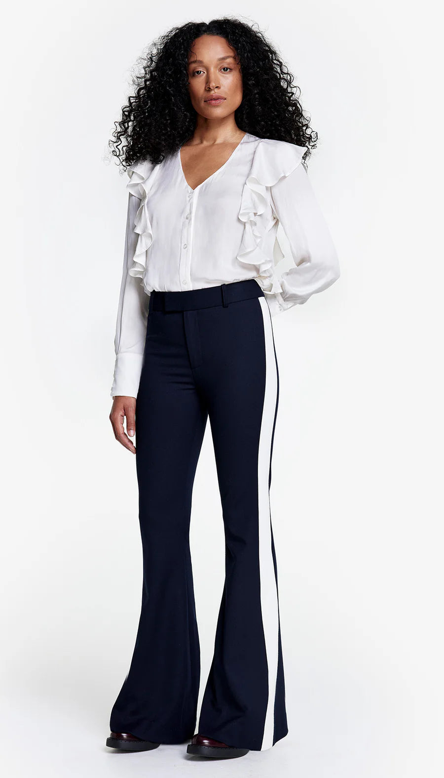 Smythe Tux Stripe Bootcut Pant