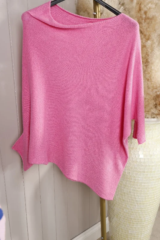 Clover Asymmetric Jumper Bubblegum