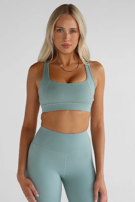 Mint Green Classic Crop