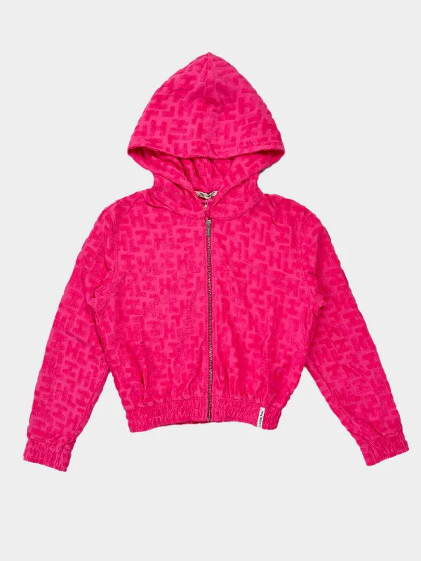 Sponge Monogram Zipped Hoodie