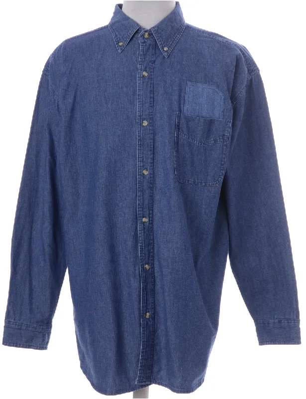 Label Callum Denim Double Pocket Shirt