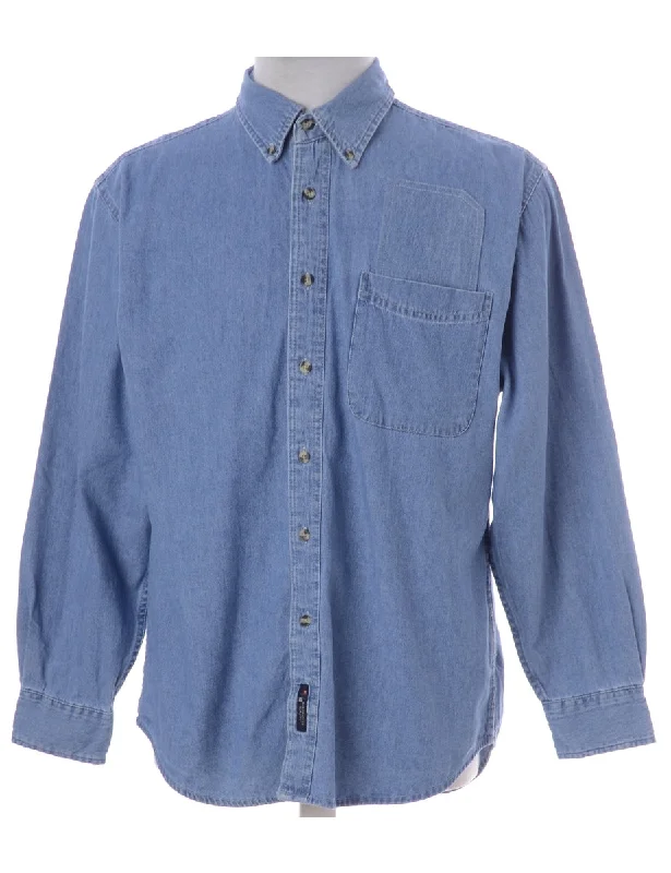 Label Callum Denim Double Pocket Shirt