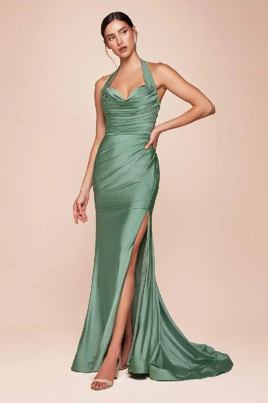 Cinderella Divine CD796 - Sweetheart Sleeveless Prom Gown