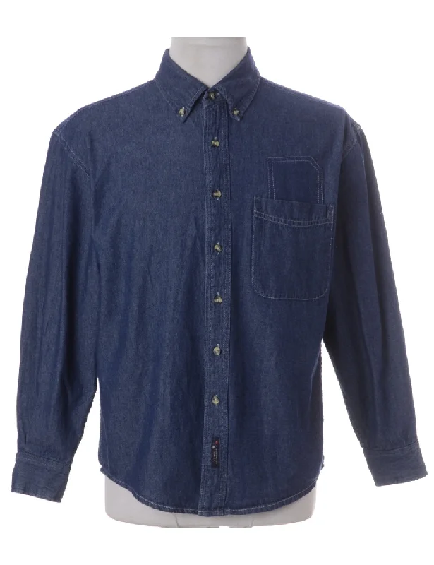 Label Callum Denim Double Pocket Shirt