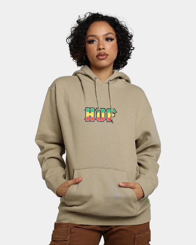 HUF Righteous Pullover Hoodie Tan