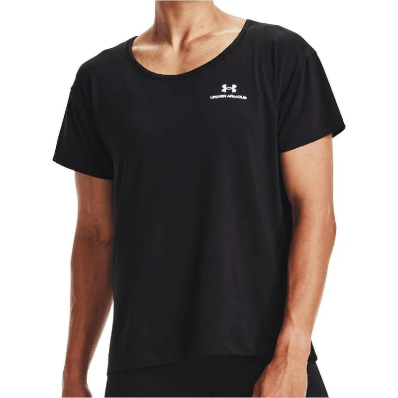 Under Armour Rush Energy Core Short Sleeve Womens Training Top - Black