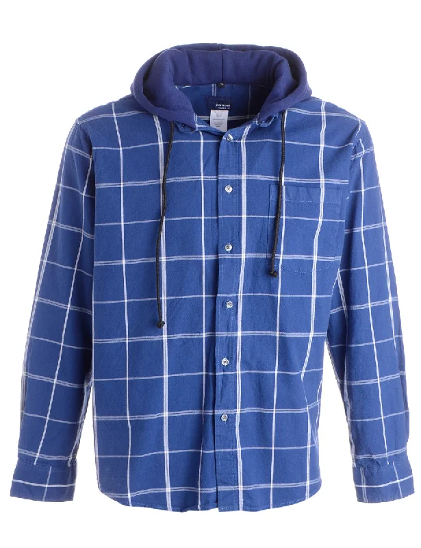 Label Blue Theo Hooded Shirt