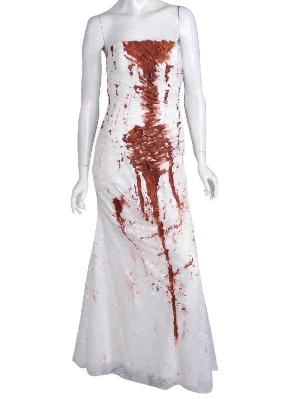 Label Blood Stunt Halloween Wedding Dresses