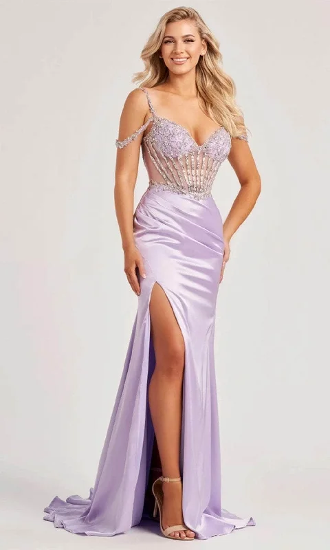 Colette By Daphne CL8460 - Bejeweled Corset Prom Dress