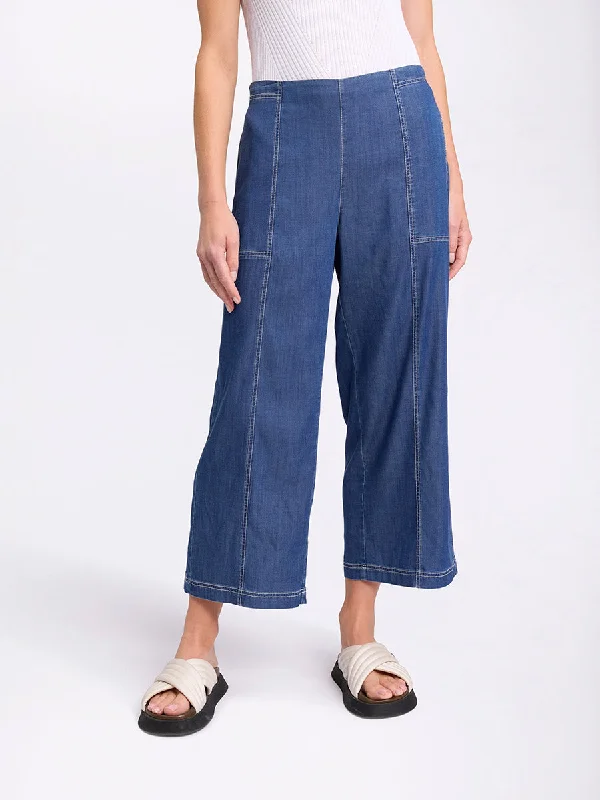 3/4 Wide Leg Denim Jean