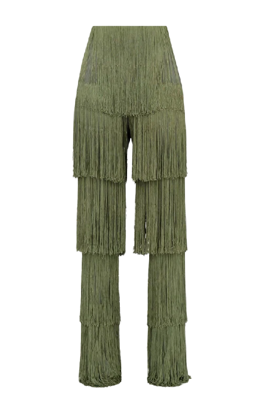 Obi Fringe Pants