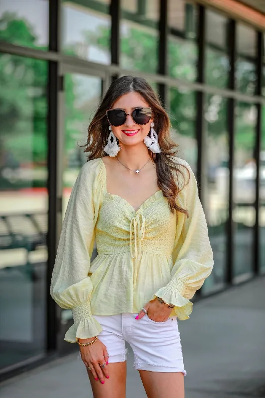 Buttercup Smocked Blouse