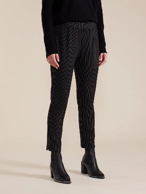 7/8 Stretch Stripe Pant