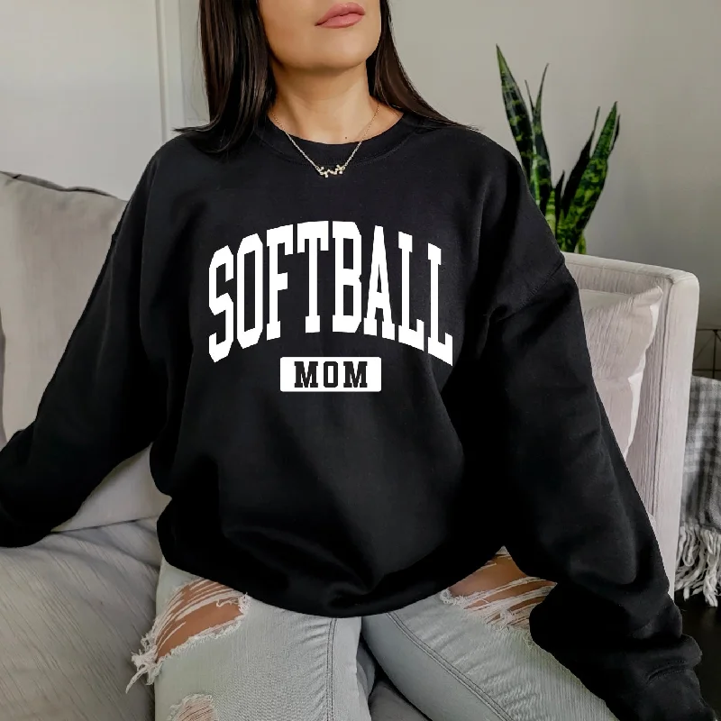 Softball Mom • Black Pullover