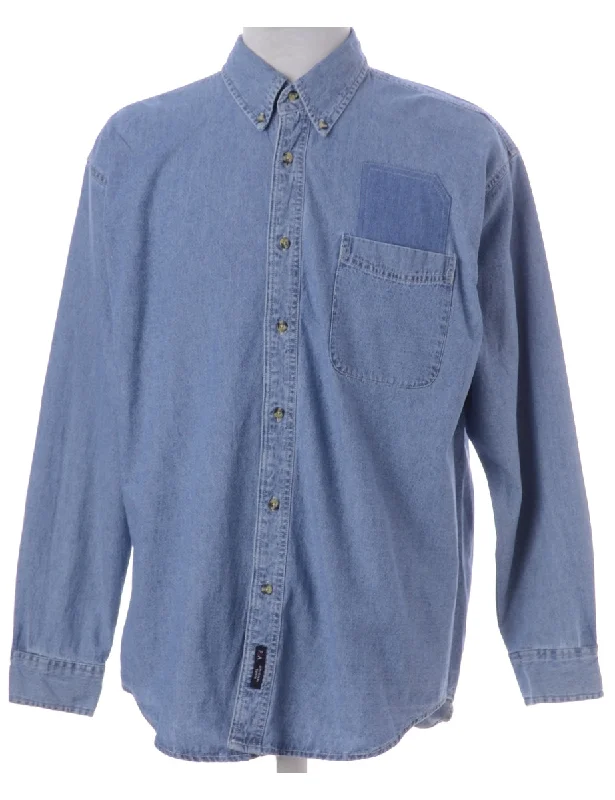 Label Callum Denim Double Pocket Shirt