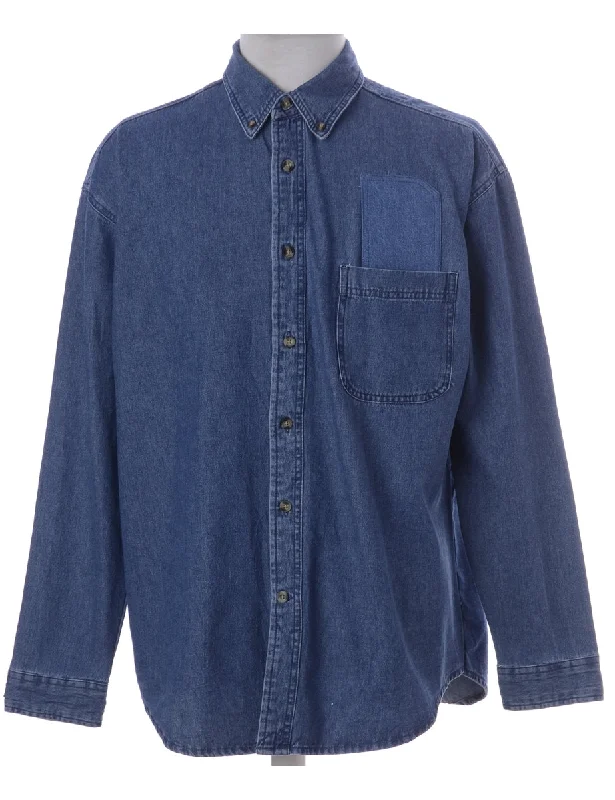 Label Callum Denim Double Pocket Shirt