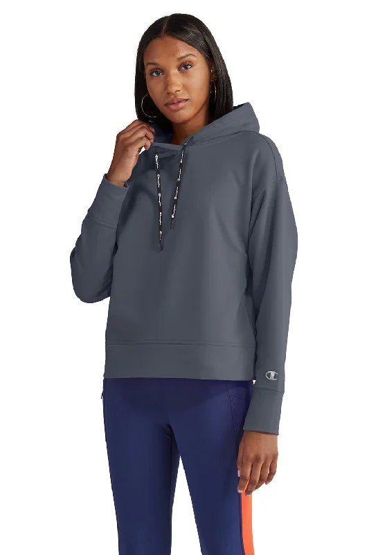 Champion Womens Sport Hooded Sweatshirt Hoodie - Stealth Grey