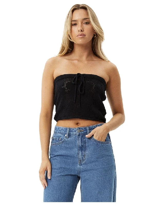 Riley - Organic Knit Strapless Top