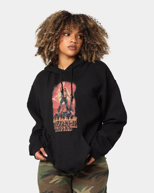 Goat Crew X Stranger Things Metal Hoodie Black