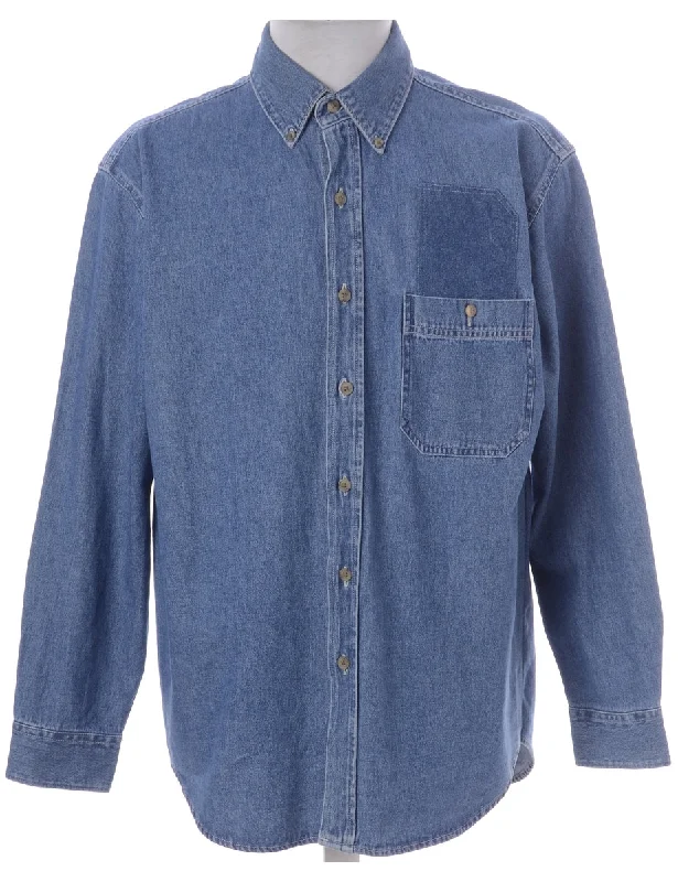 Label Callum Denim Double Pocket Shirt